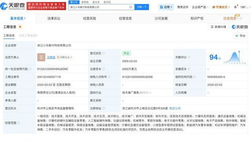 小馬智行加速布局，在浙江成立新科技公司專注信息技術咨詢服務
